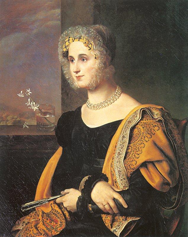 Kiprensky, Orest Portrait of Ekaterina Avdulina oil painting image
